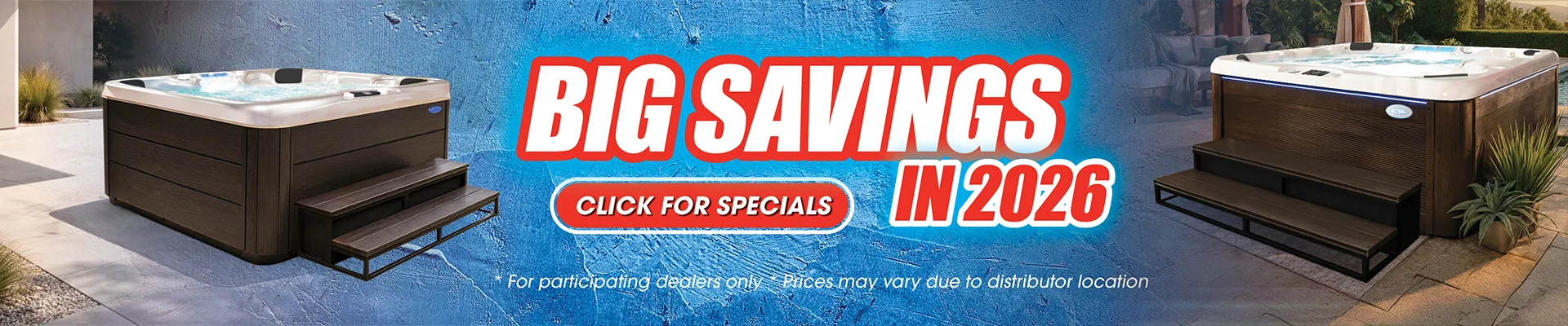 Calspas hot tub being used in a family setting - Hoboke