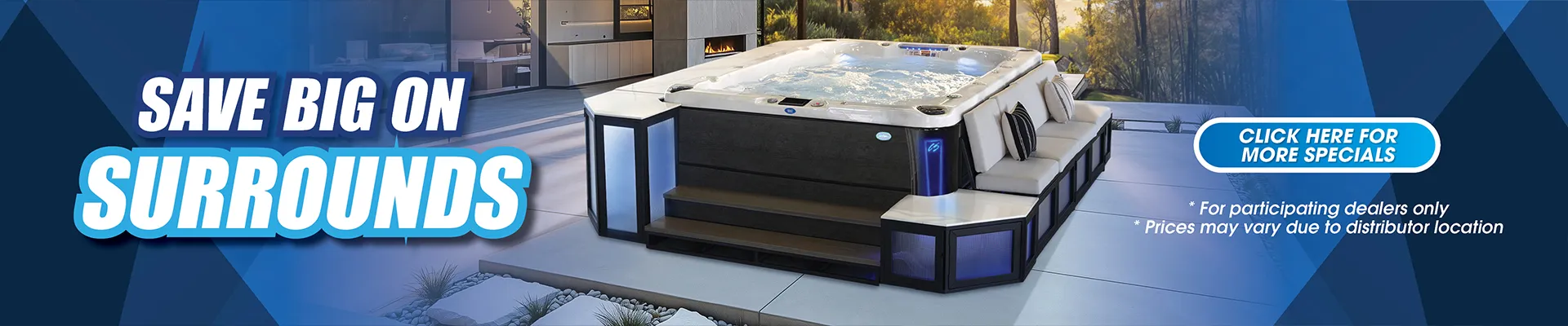 Calspas hot tub being used in a family setting - Hoboke