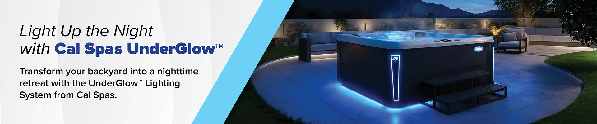 Calspas hot tub being used in a family setting - Hoboke